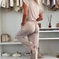 Lightweight Sleeveless Top & Wide-Leg Pants Set