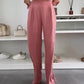 Lightweight Sleeveless Top & Wide-Leg Pants Set