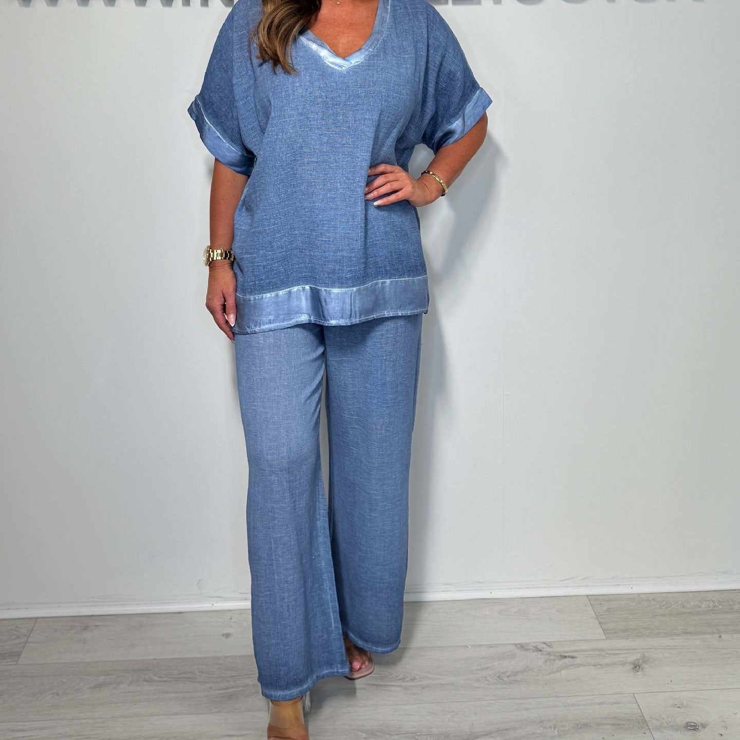 💖LAST DAY SALE 50% OFF💖Casual V-Neck 2-Piece Set