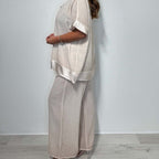 💖LAST DAY SALE 50% OFF💖Casual V-Neck 2-Piece Set