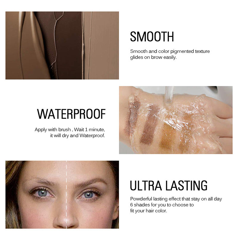 💗LAST DAY - BUY 1 GET 1 FREE💗3D Long Lasting Waterproof Smudge-proof Brow Cream（50% OFF）