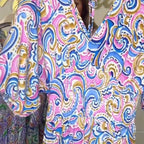 💖LAST DAY SALE 50% OFF💖Women's V-Neck Printed Short-Sleeve Jumpsuits