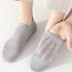 💗LAST DAY -50% OFF💗Men's Solid Color Mesh Breathable Socks