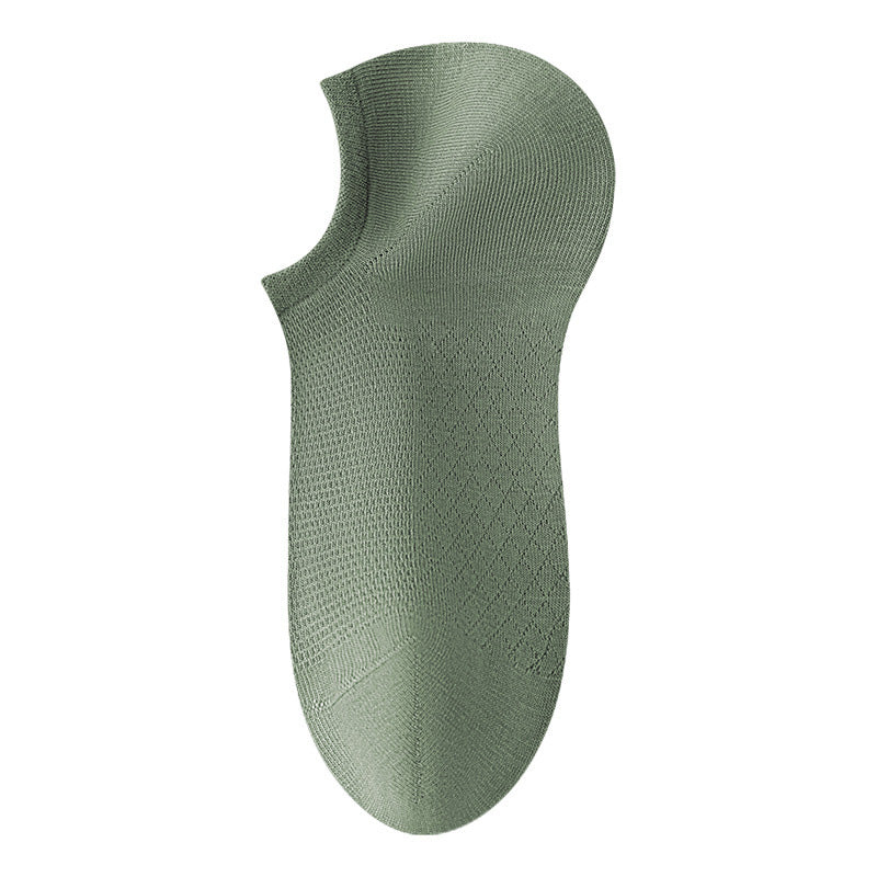 💗LAST DAY -50% OFF💗Men's Solid Color Mesh Breathable Socks