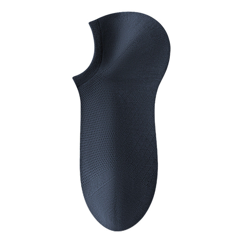 💗LAST DAY -50% OFF💗Men's Solid Color Mesh Breathable Socks