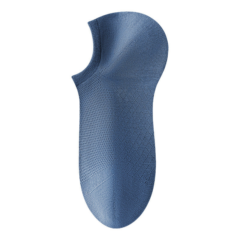 💗LAST DAY -50% OFF💗Men's Solid Color Mesh Breathable Socks