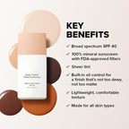 💗LAST DAY - BUY 1 GET 1 FREE💗Daily Tinted Fluid Sunscreen Foundation