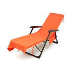 🫧Summer Hot Sale 50% OFF🏖️Sun Lounger Towel in Bag with Pockets Storage