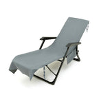 🫧Summer Hot Sale 50% OFF🏖️Sun Lounger Towel in Bag with Pockets Storage