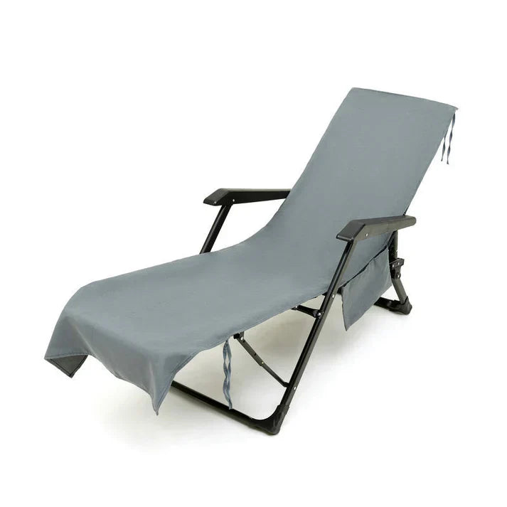 🫧Summer Hot Sale 50% OFF🏖️Sun Lounger Towel in Bag with Pockets Storage