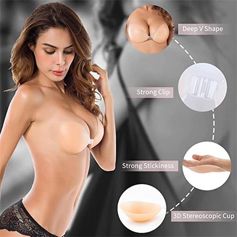💗LAST DAY - BUY 1 GET 1 FREE💗Adhesive invisible gathering bras（Choice of 87% of customers）