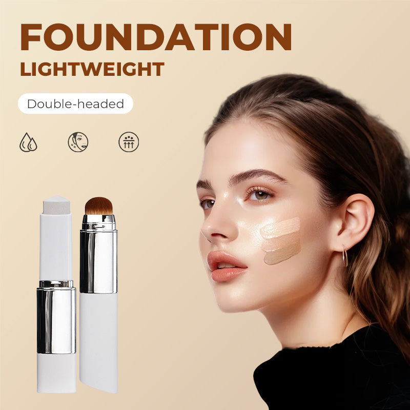 🏆#1 Bestselling💗LAST DAY - BUY 1 GET 1 FREE💗Double-headed Lightweight Foundation Stick