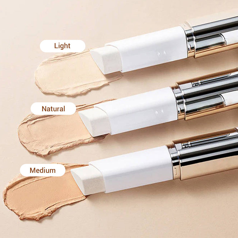 🏆#1 Bestselling💗LAST DAY - BUY 1 GET 1 FREE💗Double-headed Lightweight Foundation Stick