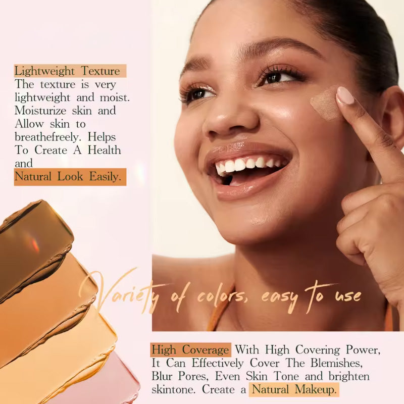 💗LAST DAY - BUY 1 GET 1 FREE⏰Long-Lasting Natural Lightweight Matte Foundation Stick