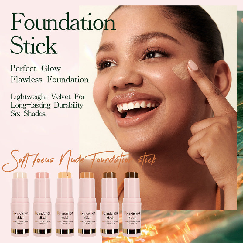 💗LAST DAY - BUY 1 GET 1 FREE⏰Long-Lasting Natural Lightweight Matte Foundation Stick
