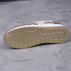 💜 LAST DAY PROMOTION - 50%OFF 💜 Women's Casual Mesh Lace-Up Wedge Sole Sneakers with Side Zipper