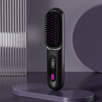 🔥⚡Summer Hot Sale 50% Off💁‍♀️Wireless Ceramic Heating Hair Straightening Comb
