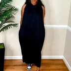 💗LAST DAY PROMOTION - 50%OFF💗Fashion Pullover Sleeveless Hooded Dress