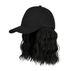 💗LAST DAY - 2-in-1 Curly Hair Baseball Cap Wig
