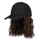 💗LAST DAY - 2-in-1 Curly Hair Baseball Cap Wig