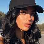 💗LAST DAY - 2-in-1 Curly Hair Baseball Cap Wig