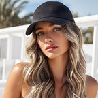 💗LAST DAY - 2-in-1 Curly Hair Baseball Cap Wig