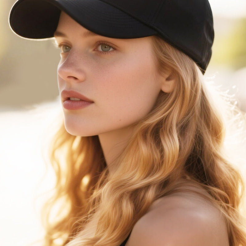 💗LAST DAY - 2-in-1 Curly Hair Baseball Cap Wig