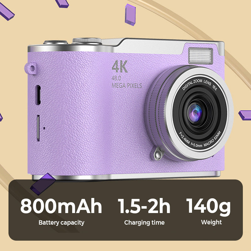 4K HD Flip-Screen Digital Camera✈️32GB-64GB free shipping