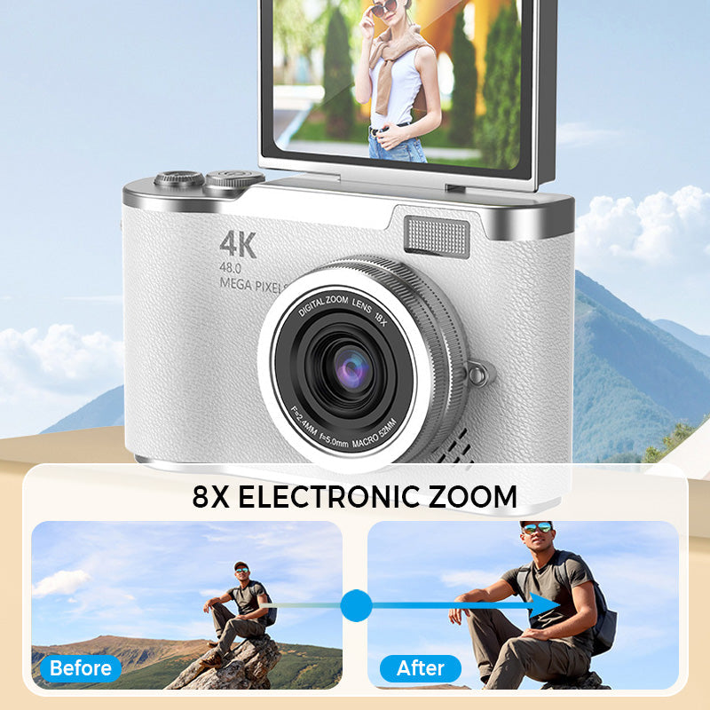 4K HD Flip-Screen Digital Camera✈️32GB-64GB free shipping