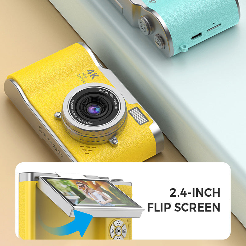 4K HD Flip-Screen Digital Camera✈️32GB-64GB free shipping