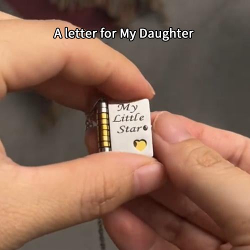 💗LAST DAY PROMOTION - 50%OFF💗My Little Star Book Necklace for Daughter, Birthday Day Gift Graduation Jewelry of Love