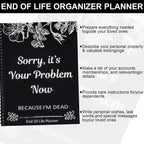 💗LAST DAY - BUY 1 GET 1 FREE💗End of Life Planner