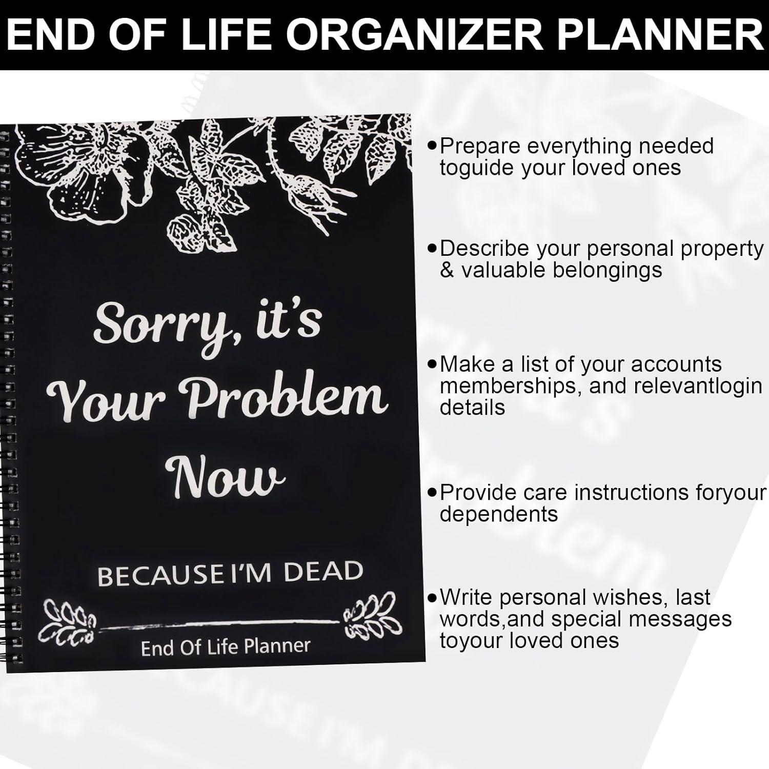 💗LAST DAY - BUY 1 GET 1 FREE💗End of Life Planner
