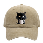 Cute Black Cat Vintage Baseball Cap