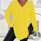 💜 LAST DAY PROMOTION - 74%OFF 💜 Women's Buttoned V-Neck Short Sleeve Top