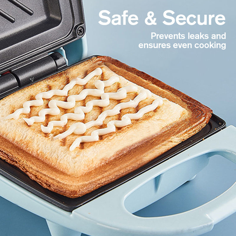 ✨ Compacte Multifunctionele Sandwichmaker – Grill, Bak & Rooster in Minder dan 3 Minuten!