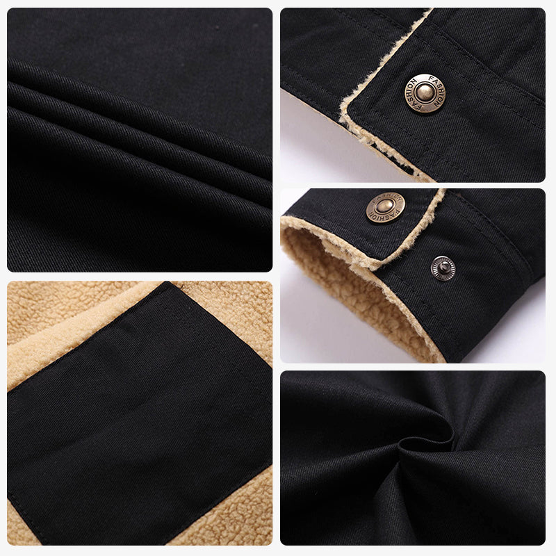 🎁Mid-Year Promotion 50% OFF⏳Men's Retro Western Winter Fleece Jacket