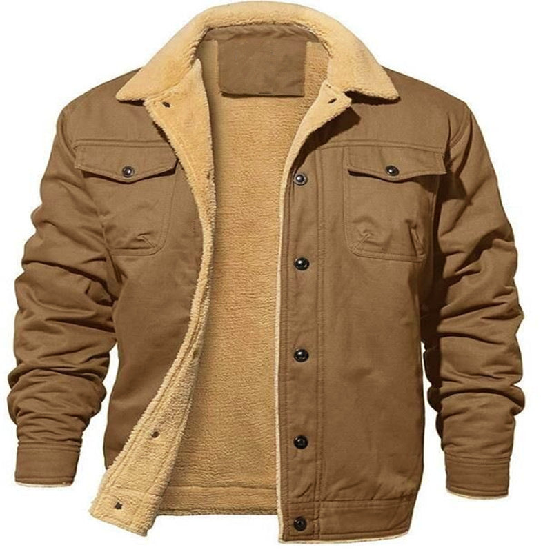 🎁Mid-Year Promotion 50% OFF⏳Men's Retro Western Winter Fleece Jacket