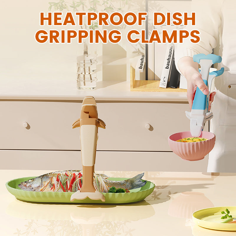 🤩It's so cute and actually useful!🤩Multi-Purpose Heatproof Dish Gripping Clamps📢📢Flash Sale: Ending in 3 Hours!⏰⏰