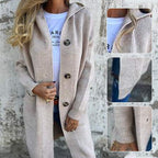 🍂Autumn Special Offer 57% OFF💓Women's Button-Down Hooded Cardigan