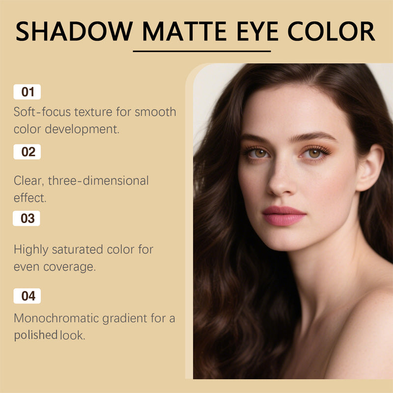 💗LAST DAY - BUY 1 GET 1 FREE💗Natural Long-Lasting Matte Eyeshadow Palette
