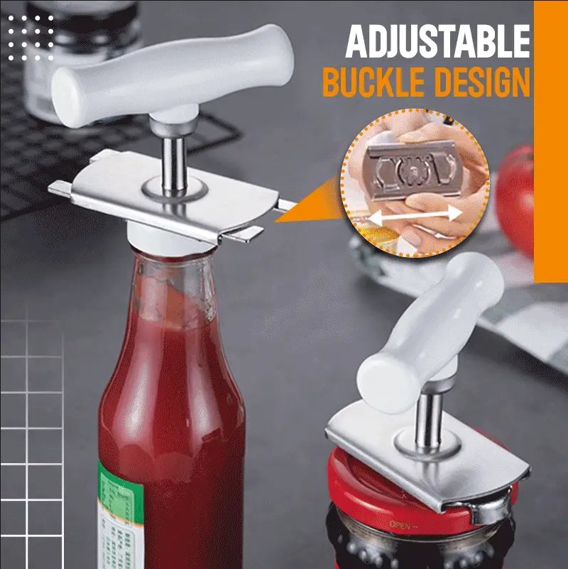 🔥Easy Adjustable Stainless Steel Cap Opener-📢📢Flash Sale: Ending in 3 Hours!⏰⏰