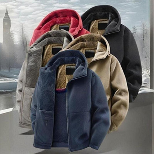 🔥LAST DAY PROMOTION - 74%OFF🔥Men's Hooded Casual Warm Jacket with Zipper