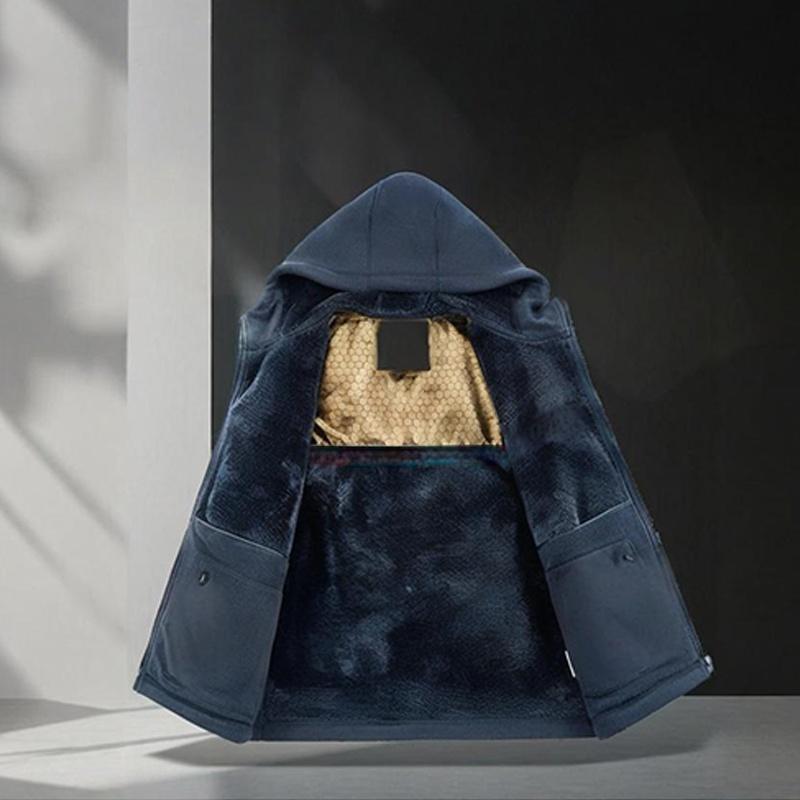 🔥LAST DAY PROMOTION - 74%OFF🔥Men's Hooded Casual Warm Jacket with Zipper
