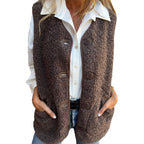 🎁 Hot Sale 49% OFF 🔥Women's Fall Button Down Short Warm Vest