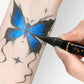 ⏰LIMITED SALE 60% OFF - BUY 1 GET 1 FREE!!🎨✨️10-Color Temporary Tattoo Markers Set