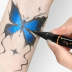 ⏰LIMITED SALE 60% OFF - BUY 1 GET 1 FREE!!🎨✨️10-Color Temporary Tattoo Markers Set