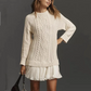 🍁Autumn Special-Sale 50% off💗2025 Women's Cable-Knit Mini Sweater Dress🧶Chic, Comfortable & Made for Every Occasion