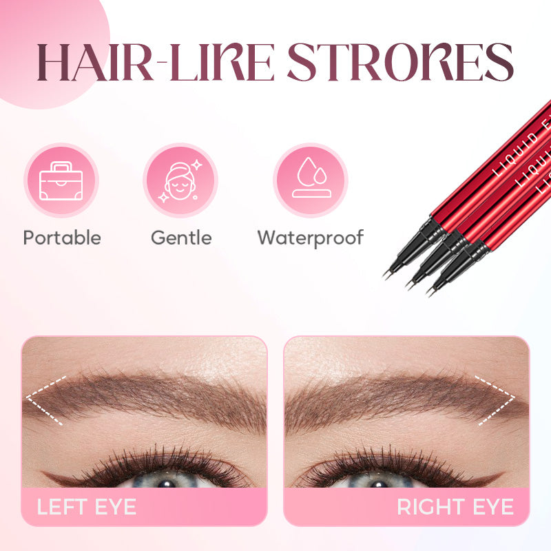 💗LAST DAY - BUY 1 GET 1 FREE💗2-Fork Tip Waterproof Eyebrow Pen for Women