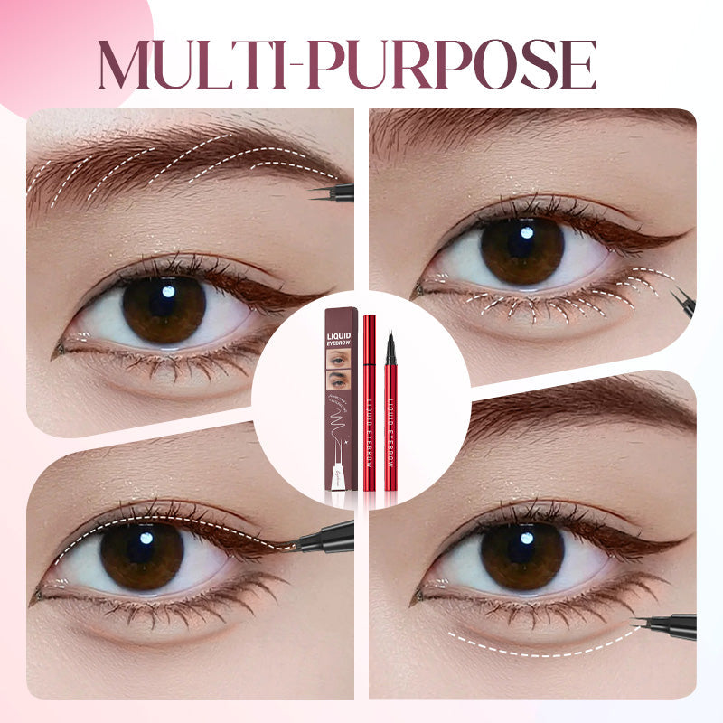 💗LAST DAY - BUY 1 GET 1 FREE💗2-Fork Tip Waterproof Eyebrow Pen for Women